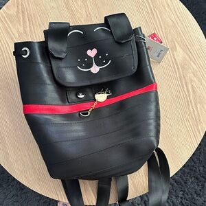 Harveys Black and Red Playful Backpack